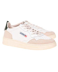 Autry Medalist Low Suede White Green