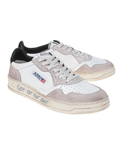 Autry Low LD02 Wording White Silver