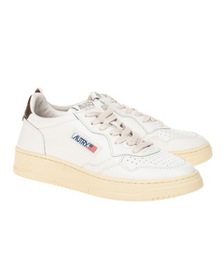 Autry Medalist Low White Brown