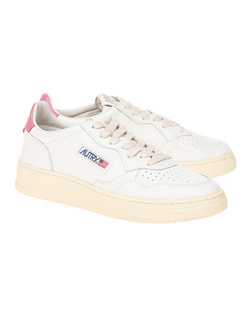 Autry Medalist Low White Mauve