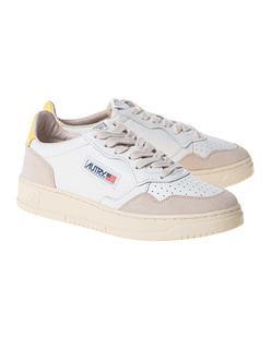 Autry 01 Low White Yellow