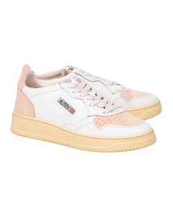 Autry Medalist Low White Pink