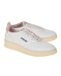 Autry Medalist Leather White Pink