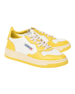 Autry Medalist Low White Lime