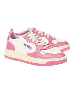 Autry Medalist Low White Mauve