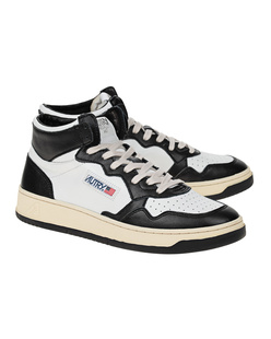 Autry Medalist Mid Black White 