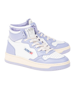Autry 01 Mid Leather Lavender