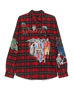 Amiri Flannel Wes Lang Blood &#039;38 Red
