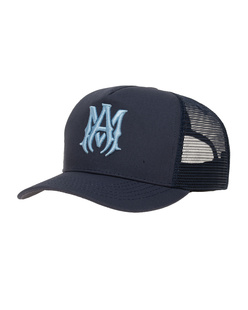AMIRI Logo Trucker Navy