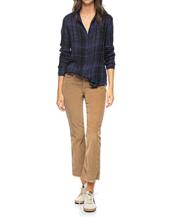 bella dahl Classic Button Dark Blue