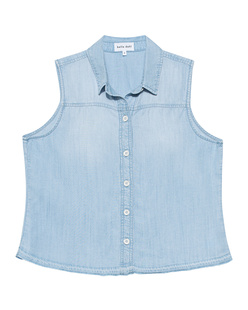 bella dahl Denim Sleeveless Salt Spraywash 