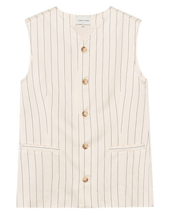LOULOU STUDIO Cetina Striped Beige 