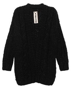 ELLA SILLA Cable Knit Cashmere Black