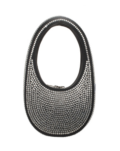Coperni Crystal-Embellished Mini Swipe Black