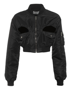 Coperni Cropped Bomber Black