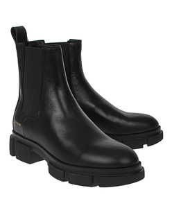 COPENHAGEN STUDIOS Leather Chunky Black
