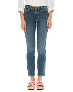 AG Jeans Mari High Rise Straight Blue