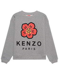KENZO Flower Grey Red