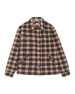 KENZO Western Checked Camel