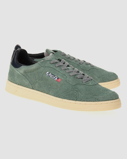 Autry Med Low Flat Low Suede Army Night