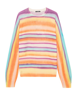 Canessa Cashmere Malibu Crew Neck Good Vibes Multicolor
