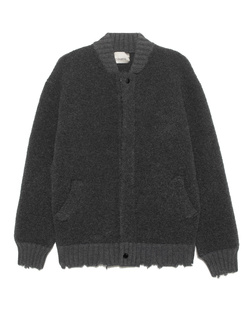 LANEUS Bomber Boucle Anthracite