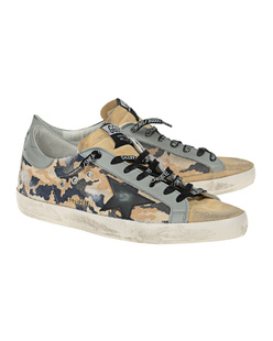 GOLDEN GOOSE DELUXE BRAND Superstar Canvas Camouflage Multicolor