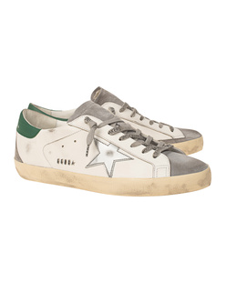 GOLDEN GOOSE DELUXE BRAND Superstar Metal Lettering White Grey