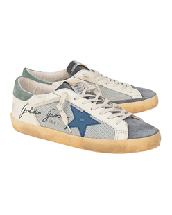 GOLDEN GOOSE DELUXE BRAND Golden Goose H-Sneaker Superstar Net and Nappa