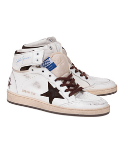 GOLDEN GOOSE Sky Star Beige Chocolat White