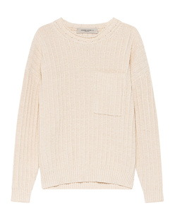 GOLDEN GOOSE DELUXE BRAND Knit Cotton Boxy Papyrus