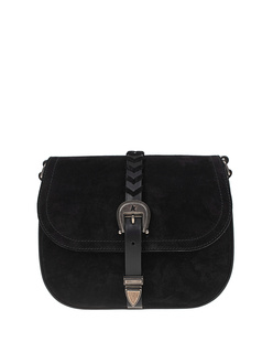 GOLDEN GOOSE Rodeo Medium Suede Black