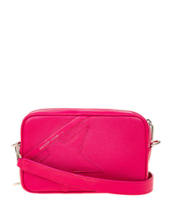 GOLDEN GOOSE Star Goat Leather Hibiscus Pink