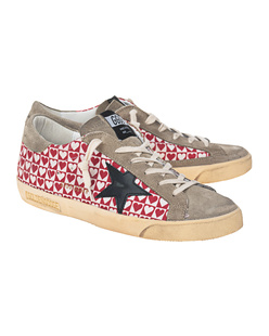 GOLDEN GOOSE Super Star Classic Hearts Red