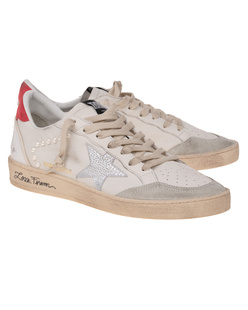 GOLDEN GOOSE Ballstar Nappa White Ice Pearl