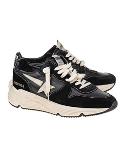 GOLDEN GOOSE Running Sole Black White