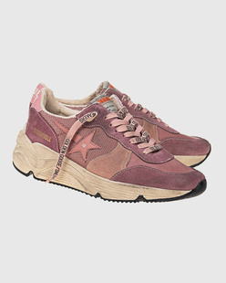 GOLDEN GOOSE Running Sole Net Mauve