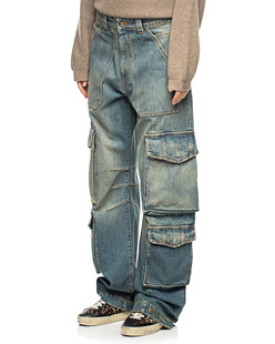 GOLDEN GOOSE Cargo Pant Irina Blue