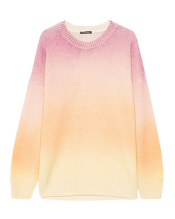 Canessa Cashmere Skyler Round Neck Sunset Multicolor