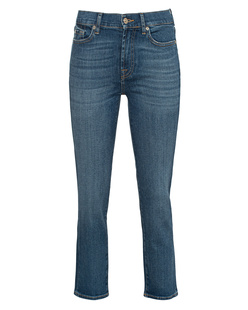 7 FOR ALL MANKIND Straight Crop Blue