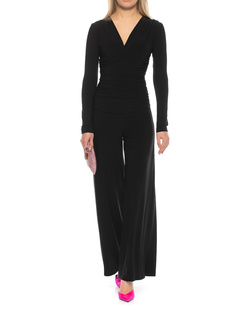 Norma Kamali Longsleeve Overall Black