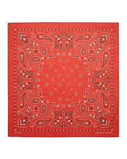 ALANUI Poldo Printed Cotton Bandana Red