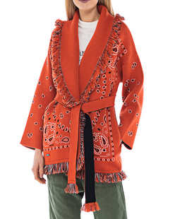 ALANUI JACQUARD BANDANA Tiger Lilly Orange