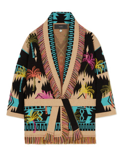ALANUI JACQUARD PALM TREE Icon Multicolor