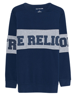 TRUE RELIGION Contrast Rugby Blue