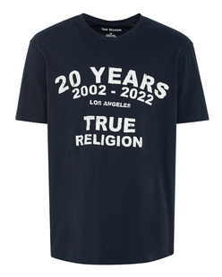TRUE RELIGION 20 Years Tee Script Navy