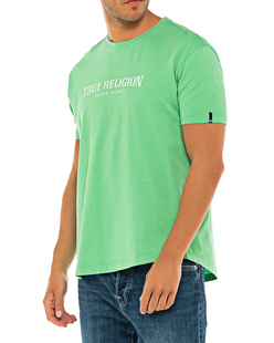 TRUE RELIGION Logo Print Green