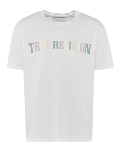 TRUE RELIGION Stone Wash Colorful White