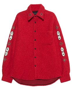 Coût de la Liberté Tommy Wool Oversize Bright Red
