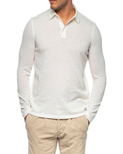 Majestic Filatures  Polo Cotton Cashmere Creme
